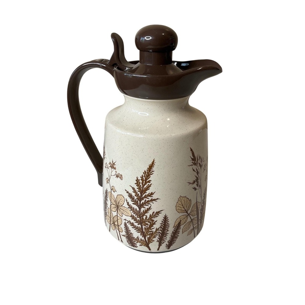 Emsa Isolier Star Vintage Coffee Pot Thermos‎ Carafe Glass Lined Country Retro